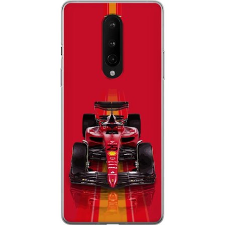 Yhteensopiva Puhelinkuori OnePlus OnePlus 8 Ferrari Formula 1 -auto ikonisessa punaisessa muotoilussa urheilullisella tarkkuudella