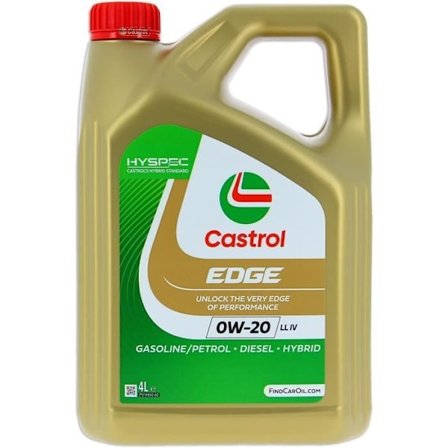 Motorolja - CASTROL - EDGE 0W-20 LL IV - 5L