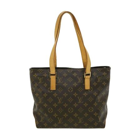 Louis Vuitton Vintage, Pre-owned Cabas Piano Monogram Tote Bag Bruin, Dames, Maat:ONE Size,leer