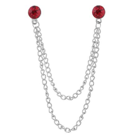 Mode Rhinestone Män Kvinnor Smycken Pins Broscher Skjorta Blus 4