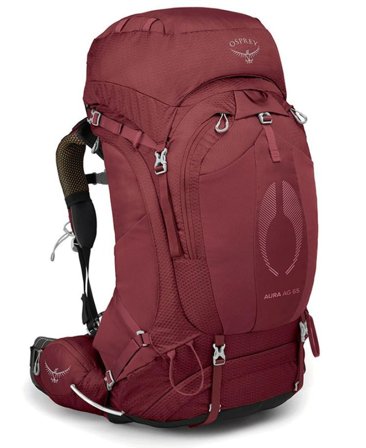 Osprey Aura AG 65 Berry Sorbet Red
