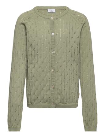Cleo Strikkegenser Cardigan Grønn Hust & Claire*Betinget Tilbud