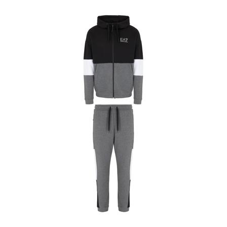 Emporio Armani Ea7, Training Sets Grijs, Heren, Maat:L,polyester