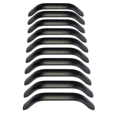 Pakke med 10 skuffehåndtak og knotter kjøkkenskap dørhåndtak skuffeskap soveromsmøbler trekk senteravstand 128mm