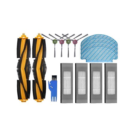 För Deeboot Ozmo T8+ / T8 / T8 Max Debot N8+ / N8 Plus / N8 Pro Huvudsidoborste Hepafilter Mopp