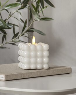 LED Pöytäkynttilä Dot Valkoinen