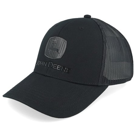 John Deere - Zwart trucker Cap - Liquid Chrome Black Trucker @ Hatstore