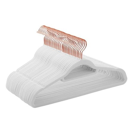 Galgar med sammet 30-pack - Vit med roséguldfärgade detaljer