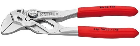 Knipex Mini Pliers Wrench plastic coated 125 mm