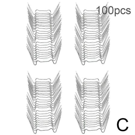 25-100X Rustfrie Stål W Drivhusglass Klips Elite Drivhus Wire Klips