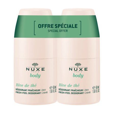 Nuxe Duo Deodorante Protezione 24 Ore 2x50ml - Deodorante Roll-on
