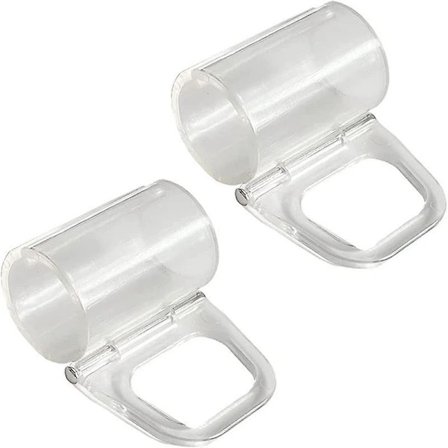 3 stk. Rullegardinsgreb Trådløse Persienner Vindueskærm Klemmer Skærmtræk til Rullegardiner Gardintilbehør Rullegardinstræk Ruller