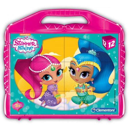 6-i-1 Pussel Kuber För Barn Shimmer & Shine - Pedagogisk
