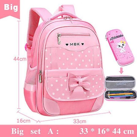 Girls' School Backpack Children School Bag 1 Grade Kids Book Bag Orthopedic Primary Schoolbag Princess Backpack Mochila Infantil