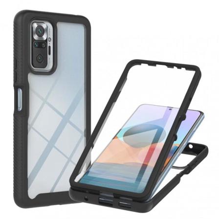 Redmi Note 10 Pro 4g Heltäckande Premium 3d Skal Threesixty Svart