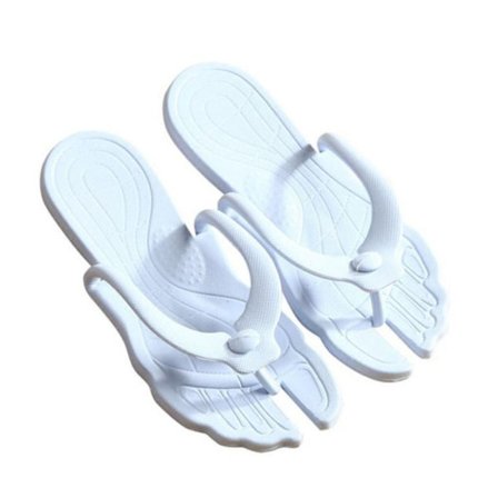 Badrumstofflor Vikbara sandaler BLÅ 39-40