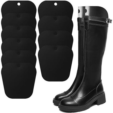 10-delt støvletræssæt til kvinder, støvleopbevaring til kvinder, PVC-skostativ, støvleformer, fungerer med støvler