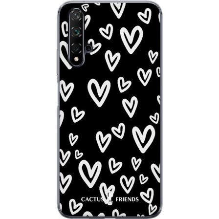 Yhteensopiva Puhelinkuori Huawei Huawei nova 5T Cactus and Friends - Handdrawn Love Chaos