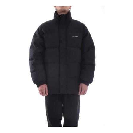 Carhartt Wip, Winter Jackets Zwart, Heren, Maat:L