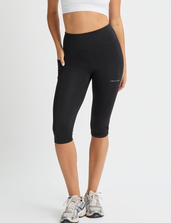 Röhnisch Flattering High Waist Capri Tights - Black - S