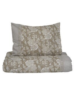 Sengetøysett Sonia med trykt motiv 2-deler Lin