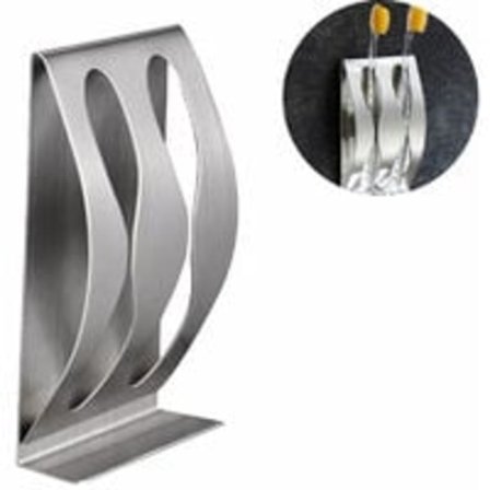 Veggmontert tannbørsteholder, barberhøvelholder i rustfritt stål