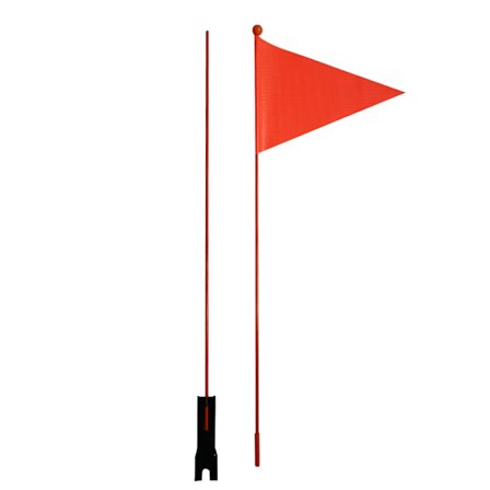 Säkerhetsflagga Set Barn Mountainbike Flaggstång Säkerhet Triangulär Flagga Med Monteringsfäste