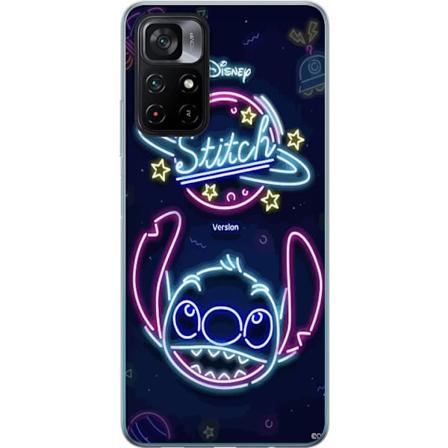 Xiaomi Poco M4 Pro 5G Gennemsigtig cover Stitch Neon