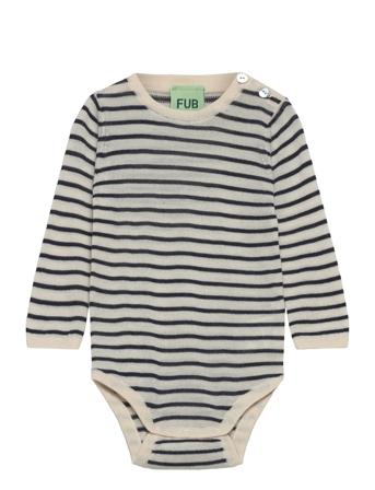 Baby Body Bodies Long-sleeved Multi/mønstret FUB*Betinget Tilbud