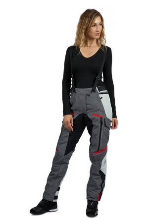 Ixon Midgard PT L MC Trousers Grey/Black/Red S