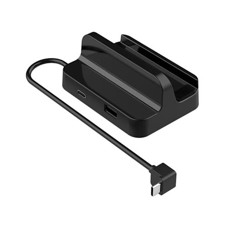 Steam Deck Dock 6-i-1 Dockningsstation för Steam Deck, Ställ Tillbehör 3*USB 3.0 HDMI 4K@60Hz Gigabit Ethernet 1000Mbps PD 60W Hub