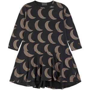 Kids - Bobo Choses Dark Gray Moon Printed Dress 4-5 Years - Dresses - 4-5 years - Grey