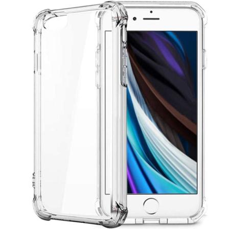 Iphone 7/8/se - Skal - Genomskinligt Gummi - Hörnförstärkt Transparent
