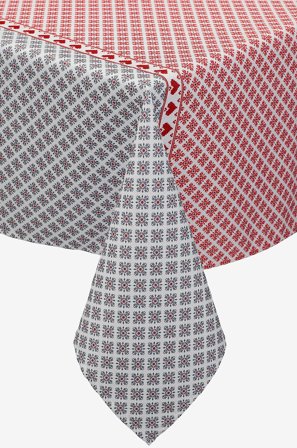 Svanefors - Dug Star 150x250 cm - Rød - Bordduge - 150X250 - Fra Homeroom