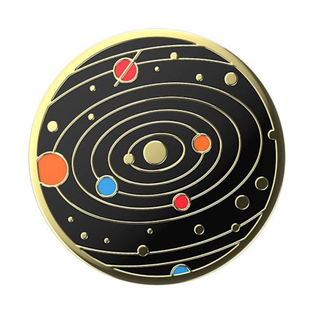 Enamel Solar flare Black Avtagbart Grip med Ställfunktion Premium