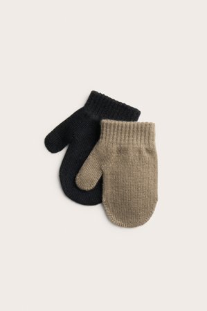 Kappahl | 2-pk. votter | Brun