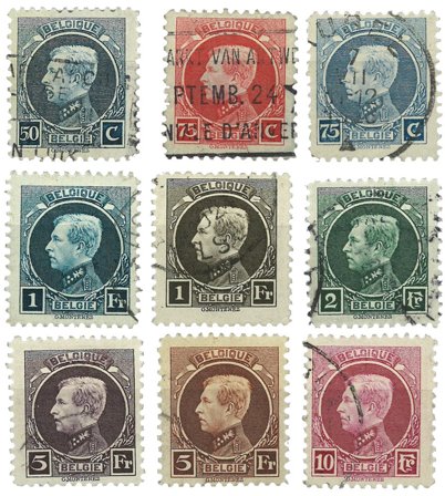 Belgien - OBP 211-19 - Stemplet