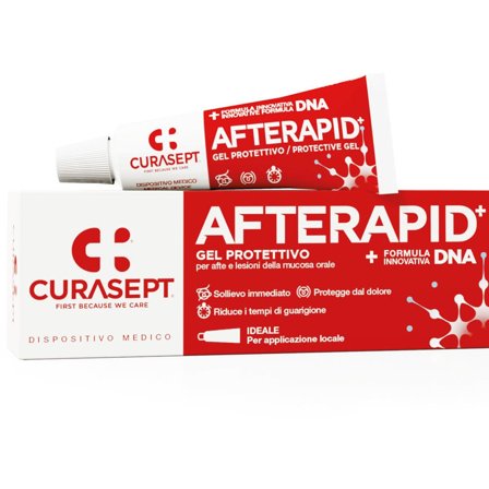 Curasept Afterapid Gel Protettivo DNA 10ml Sollievo Rapido