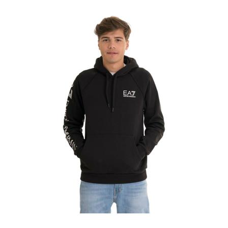 Emporio Armani Ea7, Hoodies Zwart, Heren, Maat:L