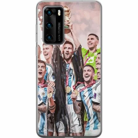 Huawei P40 Genomskinligt Skal Messi