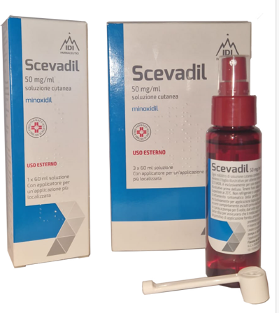 Scevadil 50 Mg/ml Soluzione Cutanea 1 Contenitore Multidose con