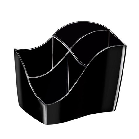 CEP Prylställ Ellypse 4 fack svart - Lyreco - Kontorsmaterial - Till skrivbordet - Penn och Prylställ