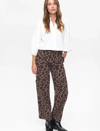 Nümph Nuharu Pants - Brown - 34