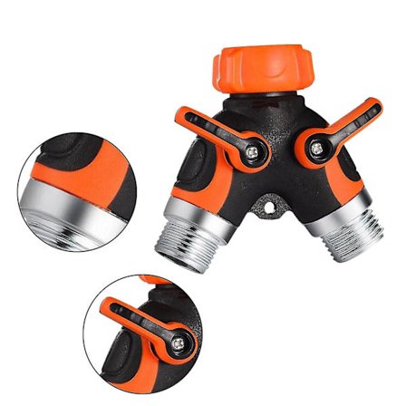 3/4 Y-formet hageslangedeler i helmetall