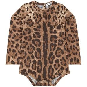 Kids - Dolce & Gabbana Brown Diva Baby Body 24-30 months - All in ones - 24-30 months - Brown