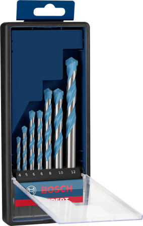 Bosch Expert CYL-9 Multiconstruction Universalborrsats 7 delar. 4-12 mm, Borra & mejsla