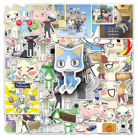 50 søte Inoue Toro tegneserie-klistremerker for bærbar PC, telefon, gitar, DIY-dekor - G (FMY)