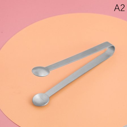 Miniklämmor i rostfritt stål för sockerbitar Iskubpincett D