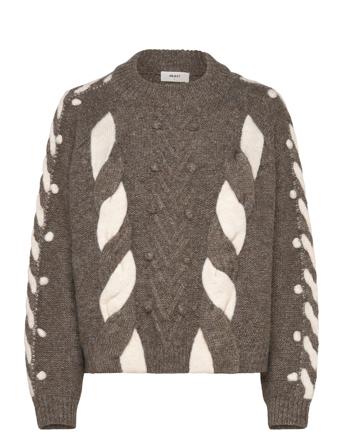 Objravi Re L/S Knit Pullover Cc1 Aw Object Brown