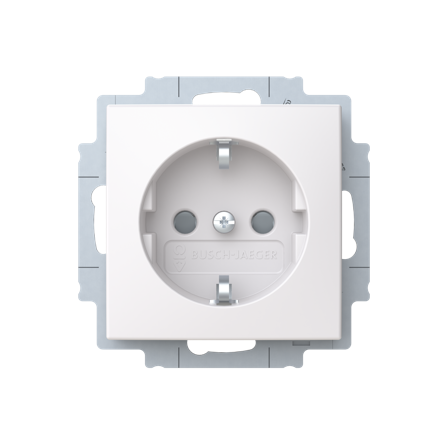 ABB Saga 20 EUCBLI-916-510 Stikkontakt 1-veis med LED-lys, Strømbrytere & vegguttak